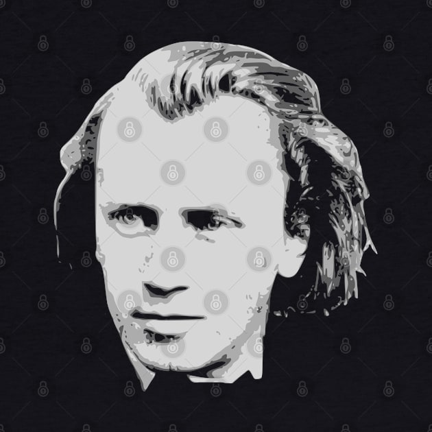 Johannes Brahms Black and White by Nerd_art